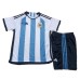 Coppa del mondo 2022 Prima Maglia Argentina Bamino